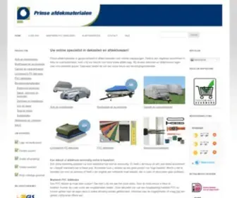 Afdekmaterialen.nl(Dekzeilen en afdekhoezen online bestellen) Screenshot