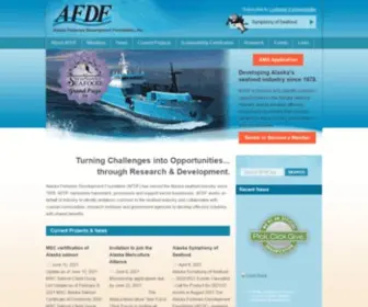 AFDF.org(Alaska Fisheries Development Foundation) Screenshot