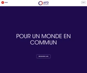AFD.fr(Agence Française de Développement) Screenshot