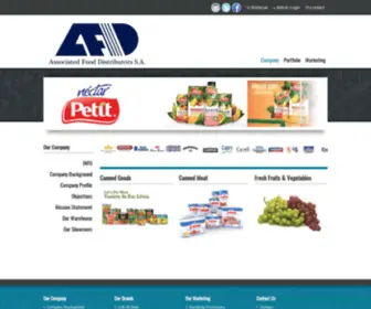 Afdhaiti.com(Associated Food Distributors S.A) Screenshot