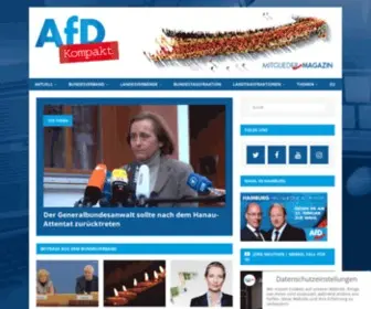 Afdkompakt.de(AfD Kompakt) Screenshot