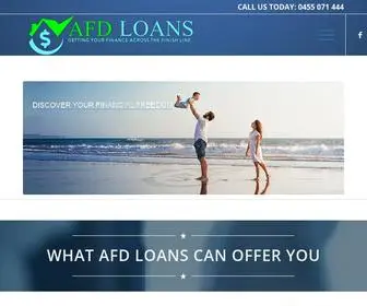 Afdloans.com.au(AFD LOANS) Screenshot