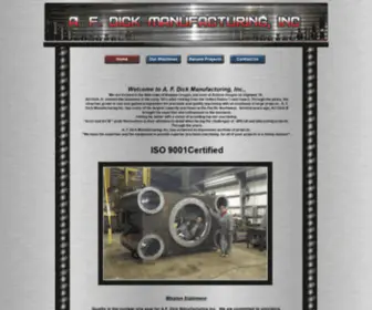 AFDMFG.com(Dick Manufacturing) Screenshot