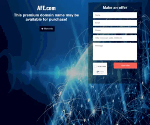 Afe.com(Domain name is for sale) Screenshot