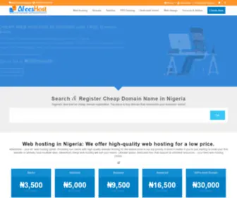 Afeeshost.ng(Web hosting in Nigeria) Screenshot