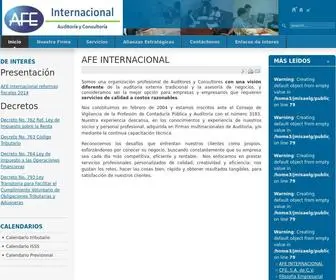 Afeinternacional.com(AFE INTERNACIONAL) Screenshot