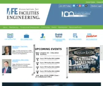 Afe.org(The Association for Facilities Engineering) Screenshot