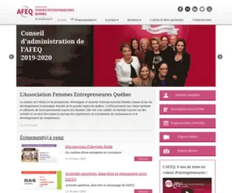 Afequebec.com(Association) Screenshot