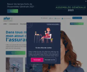 Afer.asso.fr(Association) Screenshot