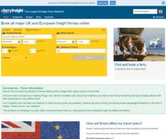 Aferryfreight.co.uk(Freight Ferry Booking Service l Ferries to Europe l AFerryFreight UK) Screenshot