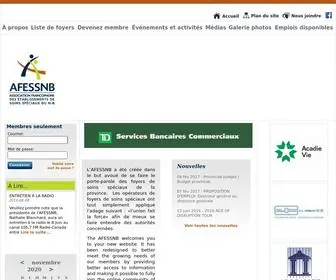 Afessnb.com(ASSOCIATION FRANCOPHONE DES ÉTABLISSEMENTS DE SOINS SPÉCIAUX DU N) Screenshot
