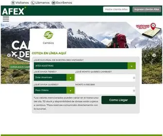 Afex.cl(Envío de Dinero) Screenshot