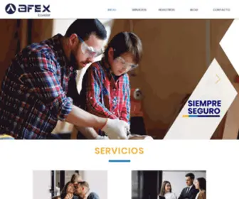 Afexecuador.com(AFEX Ecuador: Asesoría y administración continua de seguros) Screenshot