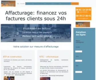 Affactassur.com(Affacturage sur mesure) Screenshot