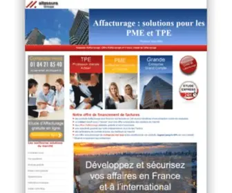 Affacturage.org(Solutions de financement pour les PME et TPE) Screenshot