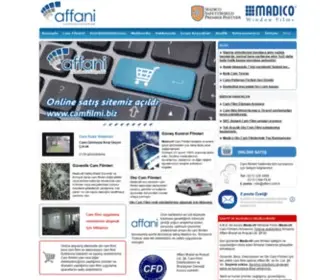 Affani.com(Madico Güvenlik Cam Filmleri) Screenshot