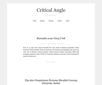 Affanruslan.com(Critical Angle) Screenshot