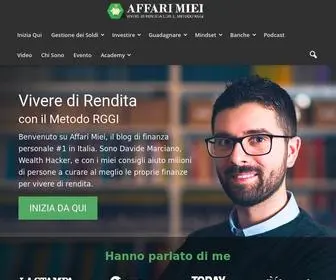 Affarimiei.biz(Scopri Come Investire al Meglio con Affari Miei Società di Consulenza Finanziaria Indipendente) Screenshot