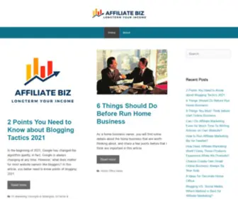 Affbizs.com(Affiliate Bizs) Screenshot