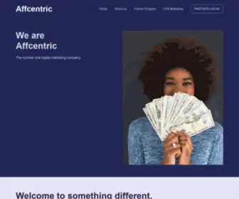 Affcentric.com(Learn affiliate marketing from the experts) Screenshot