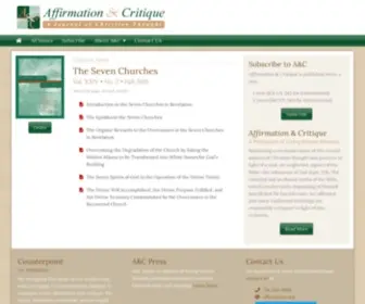 Affcrit.com(Affirmation & Critique) Screenshot