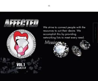 Affectdiamond.com(Diamond Affect) Screenshot