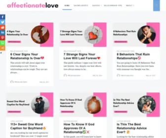 Affectionatelove.com(Affectionate Love) Screenshot