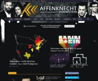 Affenknecht.com(Hard Rock & Heavy Metal music News & Lyrics) Screenshot