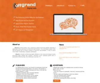 Affgrand.com(Белый арбитраж и монетизация) Screenshot