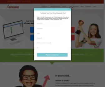 Afficienta.com(Technology-based education company) Screenshot
