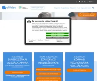 Affidea.hu(Magyarország) Screenshot