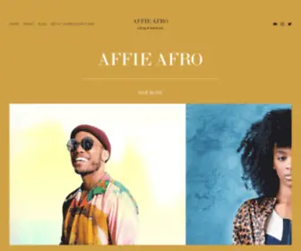 Affieafro.com(Affie afro) Screenshot