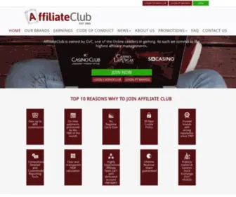 Affiliateclubpt.com(HOME) Screenshot