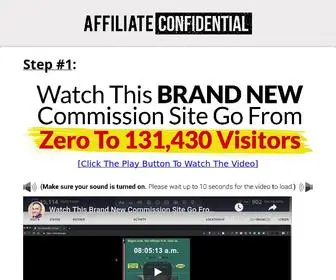 Affiliateconfidential.com(Click Continue) Screenshot