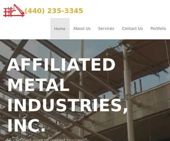 Affiliatedmetal.com(Serving the automotive industry and local Cleveland construction contractors) Screenshot