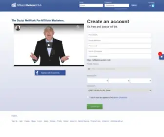 Affiliatemarketer.club(Landing Page) Screenshot
