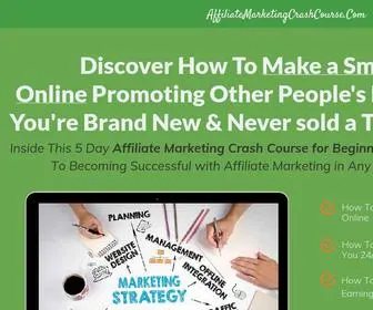 Affiliatemarketingcrashcourse.com(Affiliate Marketing For Beginners Crash Course) Screenshot