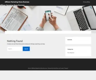 Affiliatemarketinghomebusiness.com(Affiliate Marketing Home Business Ways to Make Money Online) Screenshot