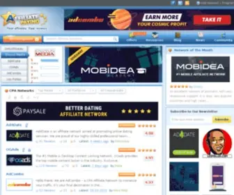 Affiliatepaying.com(Reviews of CPA Networks) Screenshot