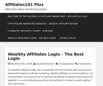 Affiliates101Plus.com(Affiliates101 Plus) Screenshot