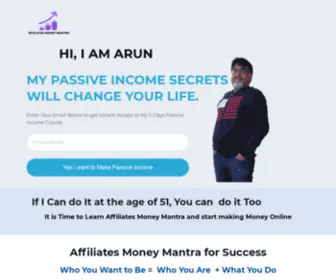 Affiliatesmoneymantra.com(Affiliates Money Mantra) Screenshot