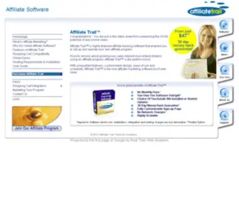 Affiliatetrail.com(Affiliate Software) Screenshot