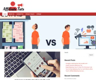 Affiliatetuts.com(Affiliate Marketing Tutorial Blog) Screenshot