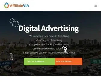 Affiliatevia.com(India's Premier Digital Advertising Agency) Screenshot