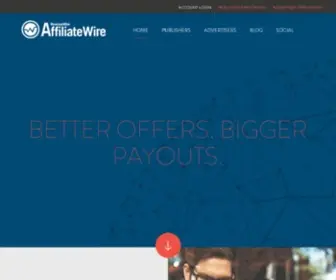 Affiliatewire.com(Affiliate Wire) Screenshot