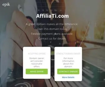 Affiliati.com(Make an Offer if you want to buy this domain. Your purchase) Screenshot