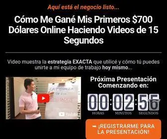 Affiliatum.com(Tus Primeros $700 Dólares Online con Videos de 15 Segundos Affiliatum) Screenshot