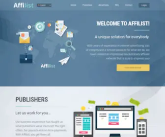 Affilist.com(Affilist) Screenshot