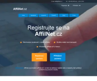 Affilnet.cz(Provizní) Screenshot