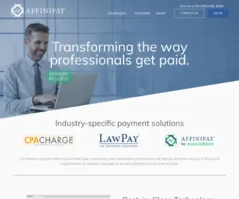 Affinipay.com(Online Payment Processing for Professionals) Screenshot